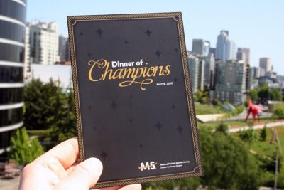 Case Study: Printing the National MS Society's Dinner of Champions Invitation