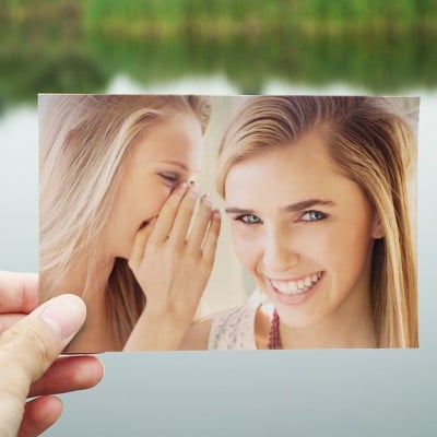 Photo Prints Example - Girls sharing secret