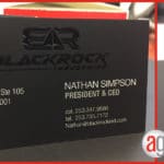 Blackrock Business Card (business card examples)