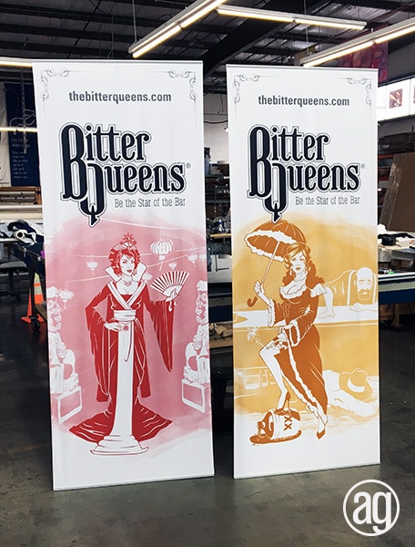 fabric banner stands