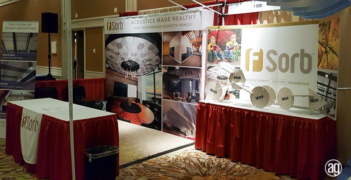 fabric trade show booth display