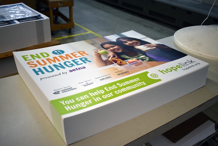 AlphaGraphics Seattle Printing Posters Hopelink Food Drive