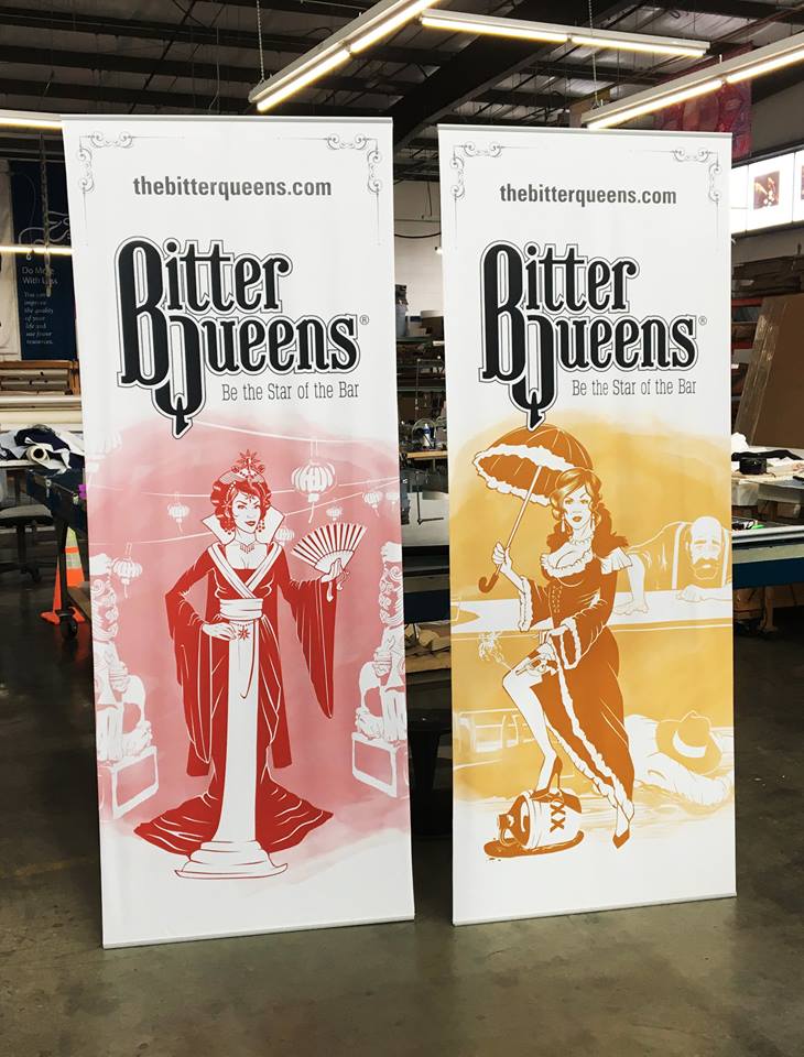 bitter queens banner prints printing signs seattle