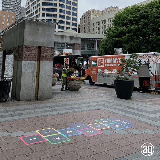 Floor graphics and decals