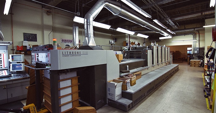 alphagraphics seattle komori press